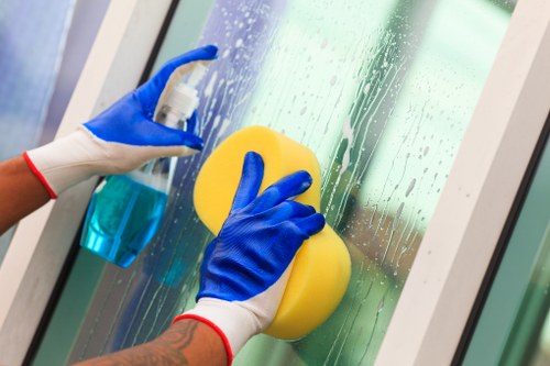 Deep cleaning of a kitchen in a Westhampstead home