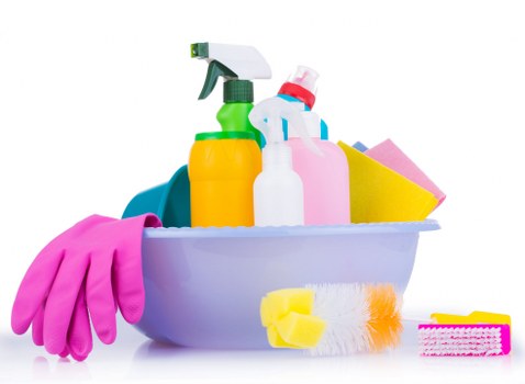Professional curtain fabric inspection and cleaning preparation