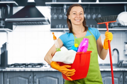 Professional cleaning of a West Hampstead office reception area