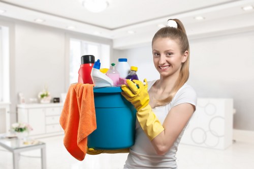 Detailed commercial cleaning for a mixed-use property near West Hampstead