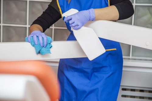 Office deep cleaning in Westhampstead with attention to desks and floors